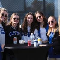 Group of 7 girls drinking Long Road Distillers